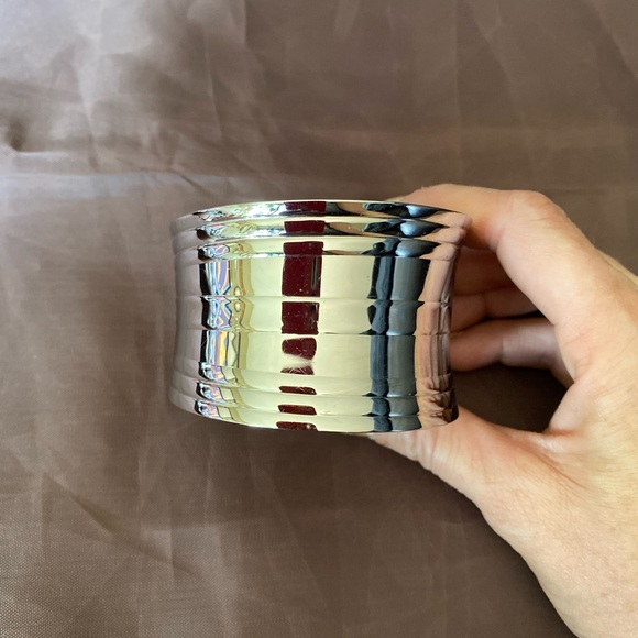 Lia Sophia Retired Silver Cuff Bracelet - Picture 3 of 5